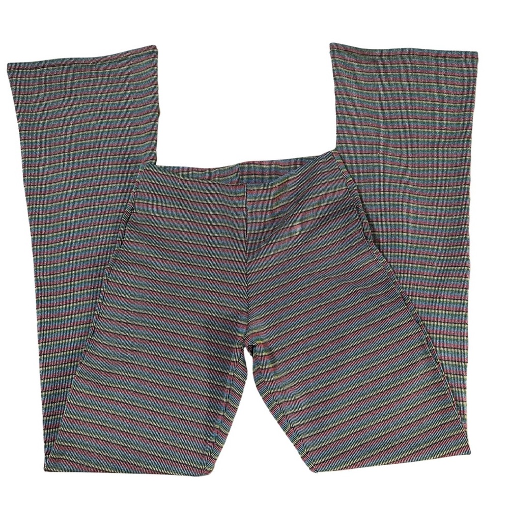 Topshop  XS US 2 Rainbow Flare 70’s inspired